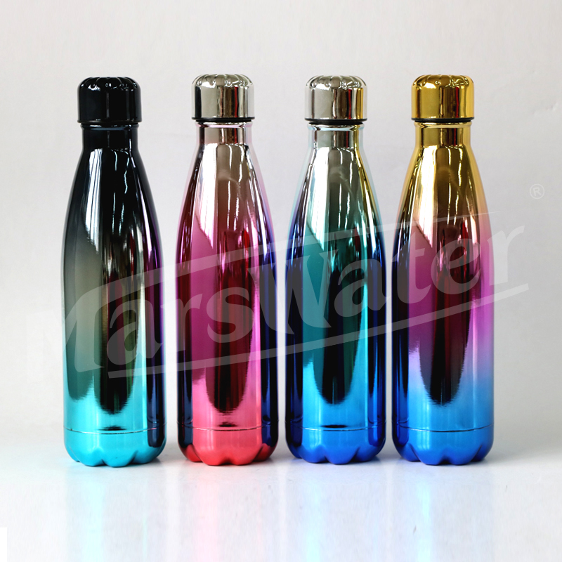 17oz.D/W swell bottle with 3 colors uv coating